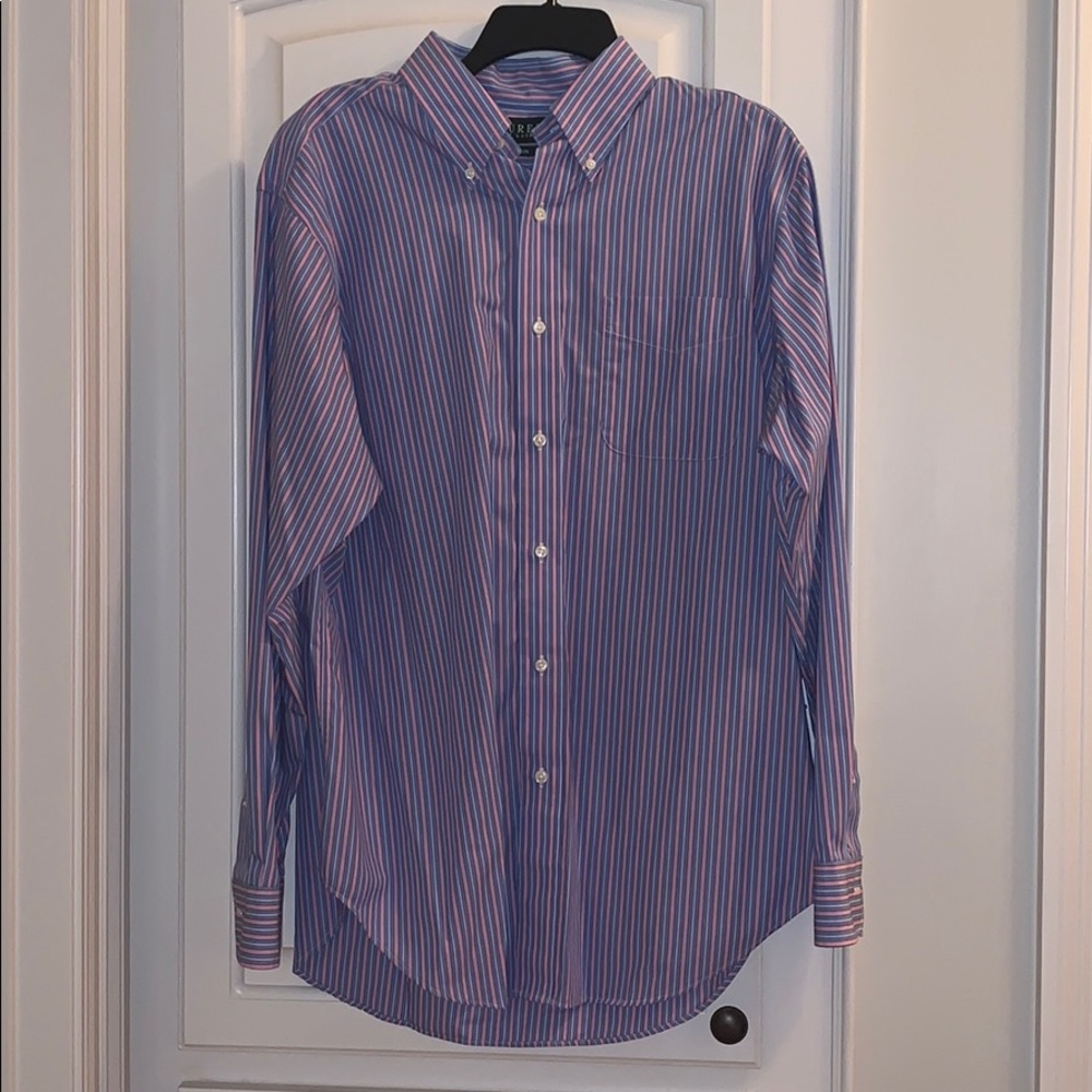 Men’s blur and pink Dress shirt